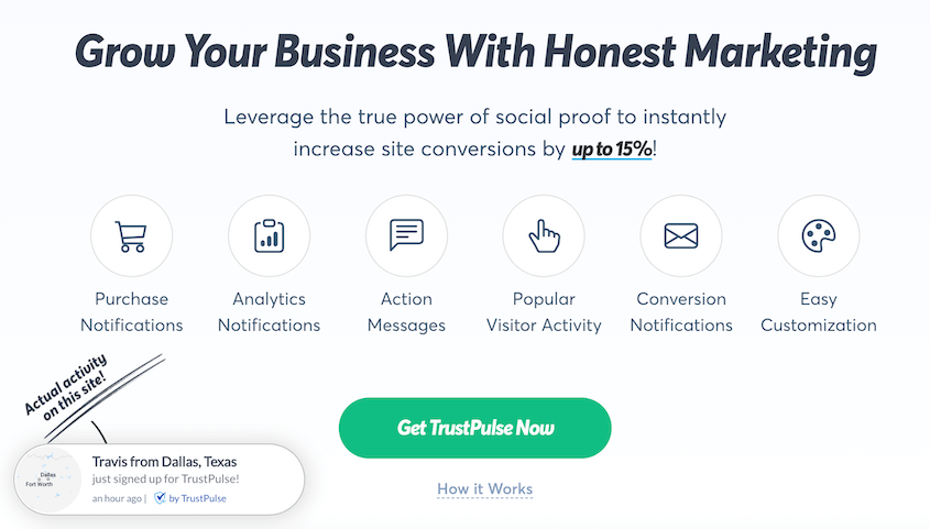 TrustPulse plugin