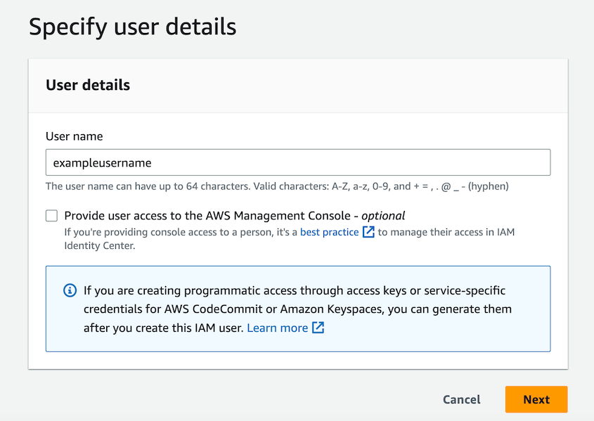 New Amazon S3 user