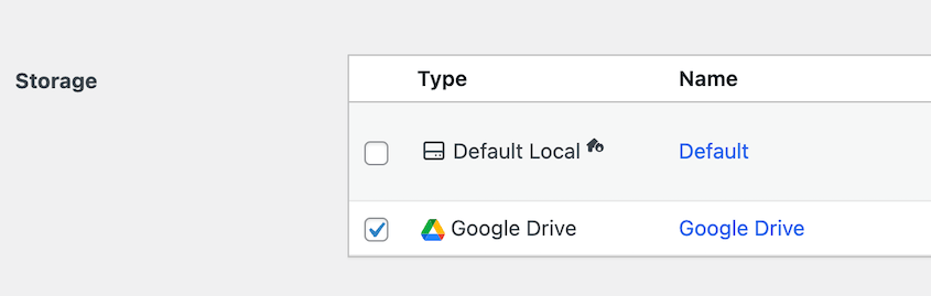 Schedule Google Drive backup