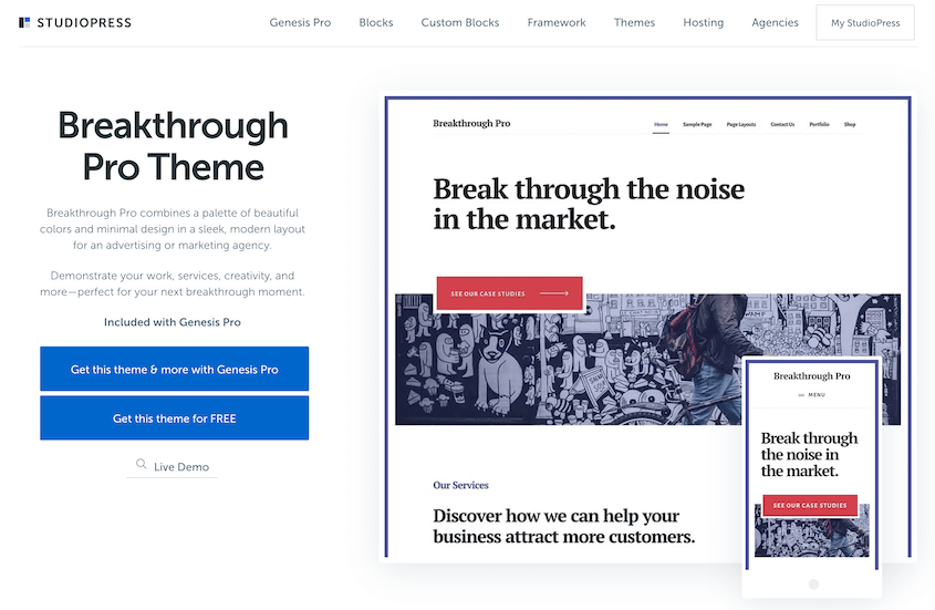 Breakthrough Pro theme