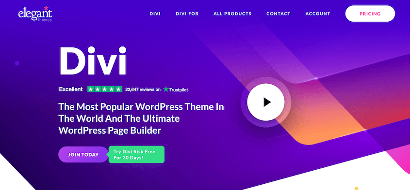 Divi theme