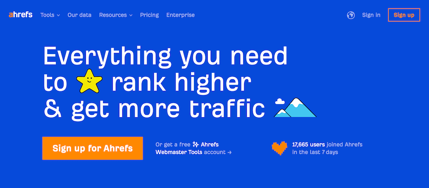 Ahrefs SEO tool