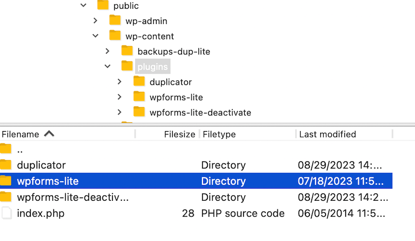 Upload old plugin version