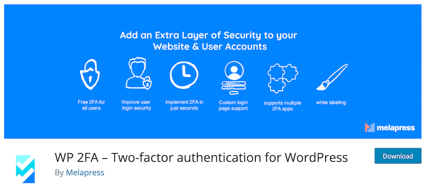 WP 2FA plugin