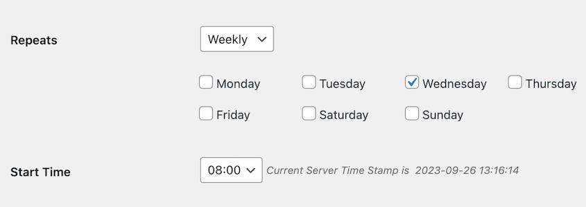 Google Cloud scheduled backup