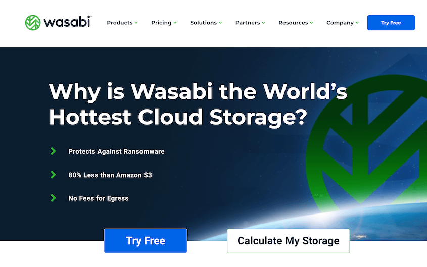 Wasabi Hot Cloud Storage