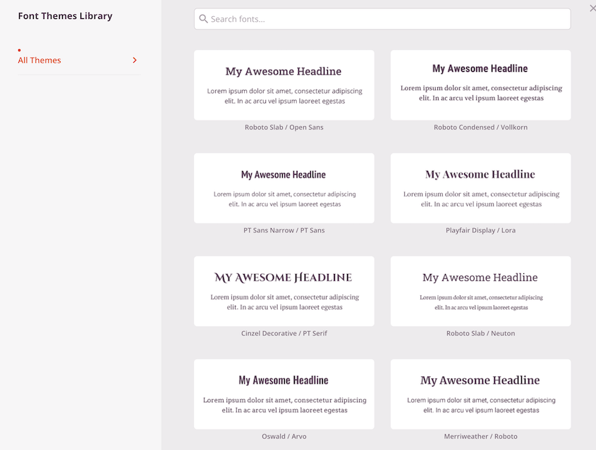 SeedProd fonts
