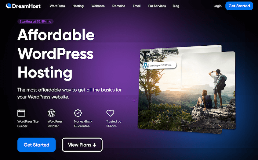 DreamHost WordPress hosting