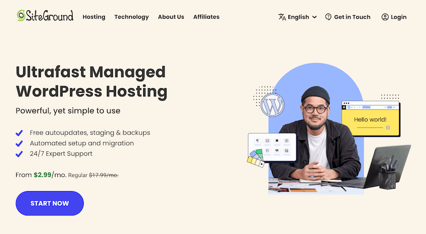 SiteGround WordPress hosting