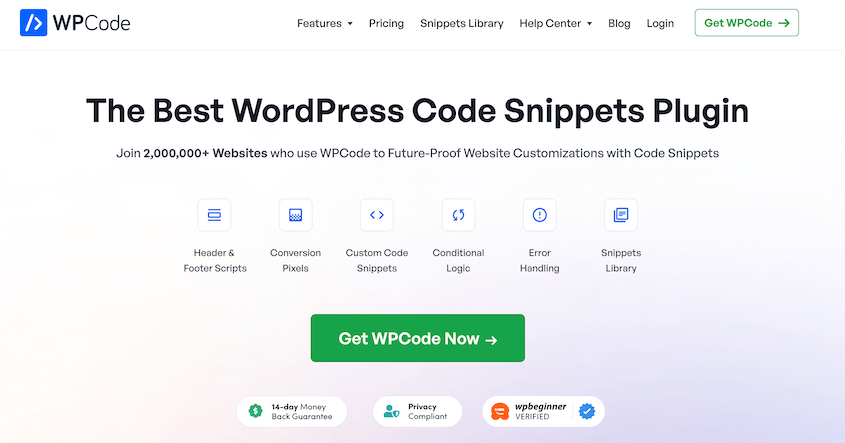 WPCode plugin