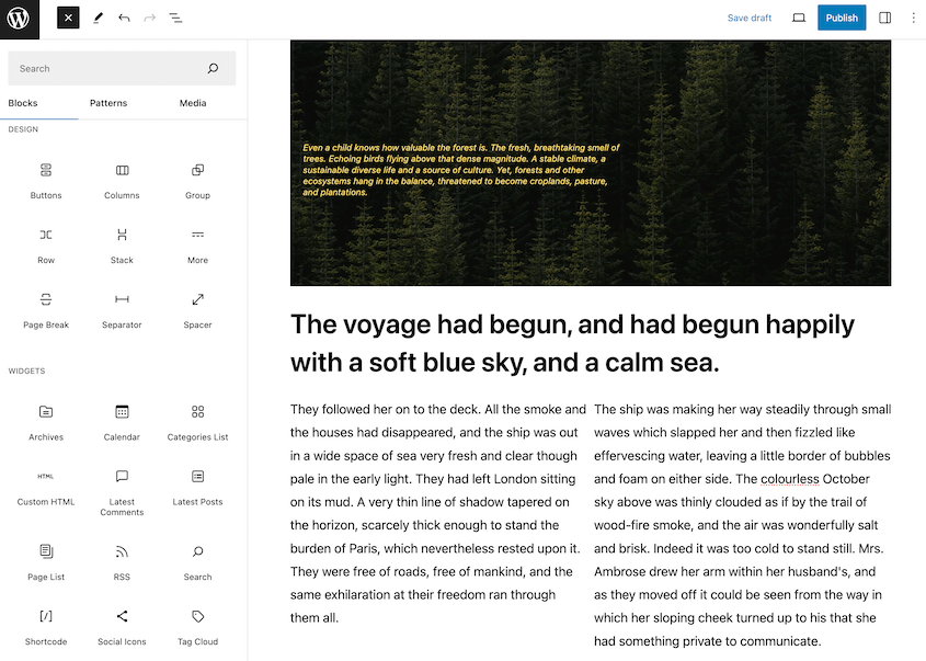 Design WordPress post