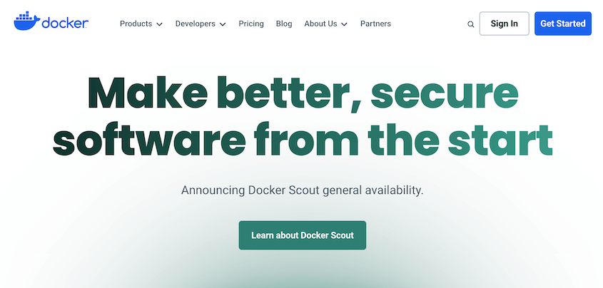 Docker website