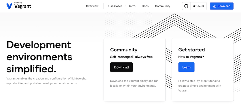 Vagrant website
