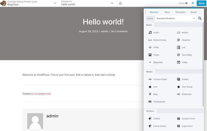 Beaver Builder modules