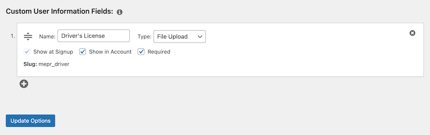 MemberPress file upload