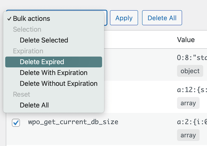 Delete expired transients