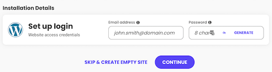 SiteGround WordPress login