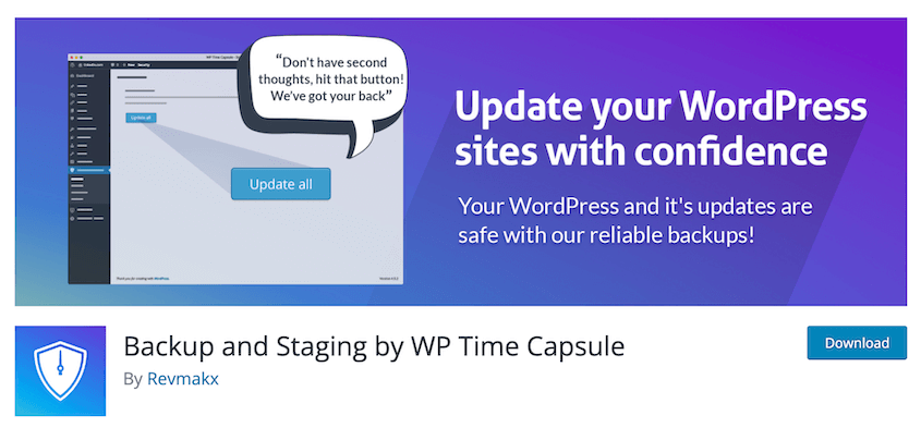 WP Time Capsule plugin