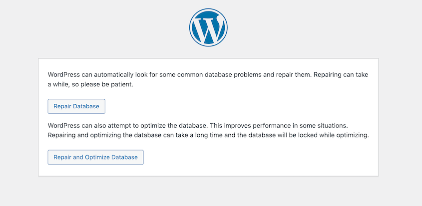 WordPress database optimization