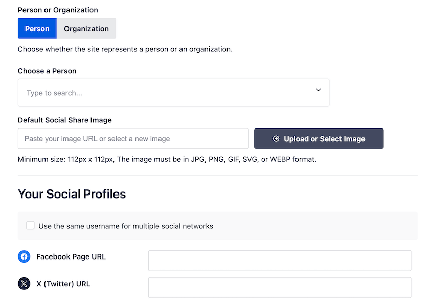 AIOSEO single site owner setup