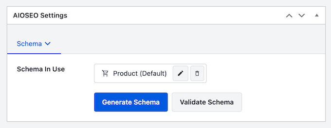 AIOSEO schema markup