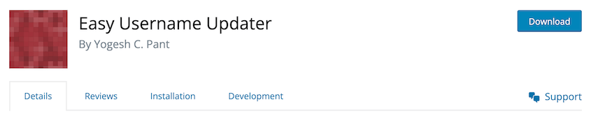 Easy Username Updater plugin