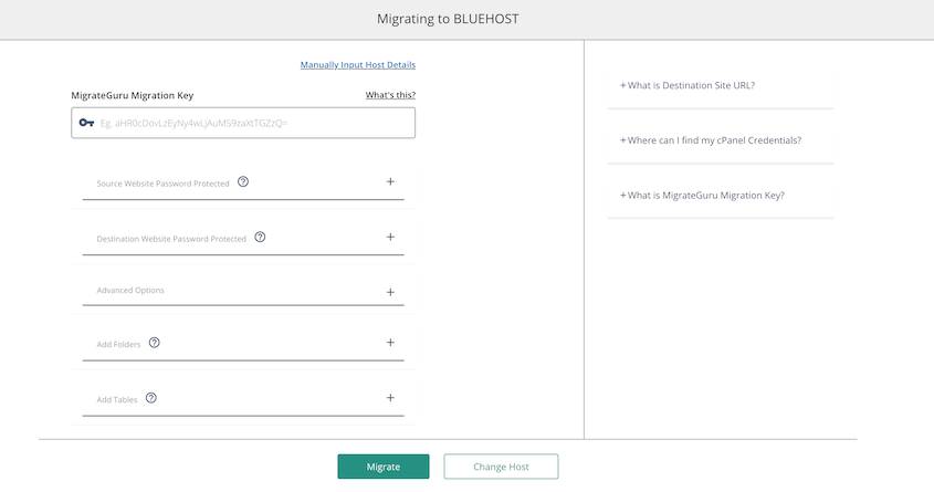 Migrate Guru migration