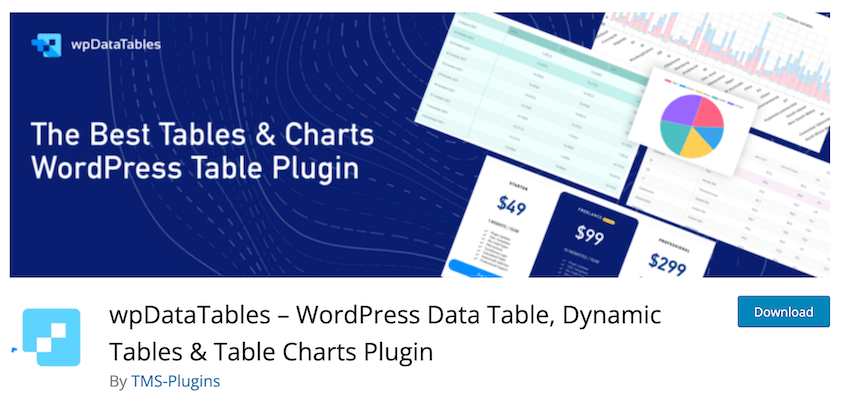 wpDataTables plugin
