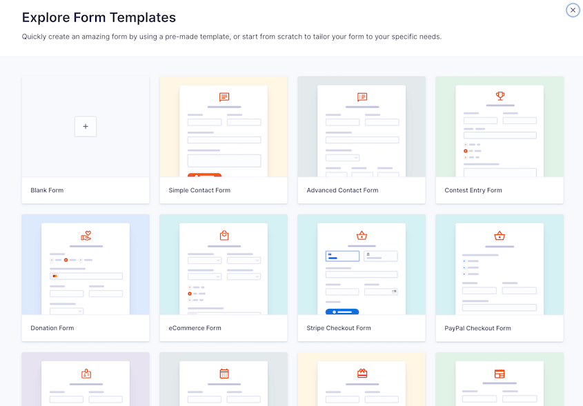 Gravity Forms templates