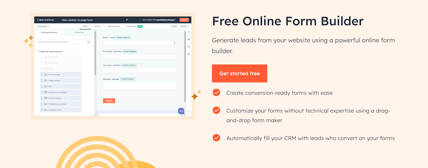 HubSpot forms