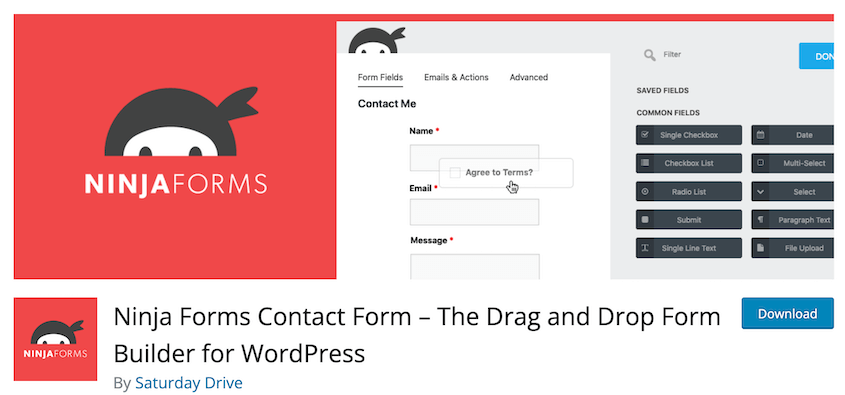Ninja Forms plugin