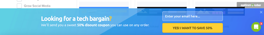 OptinMonster floating bar