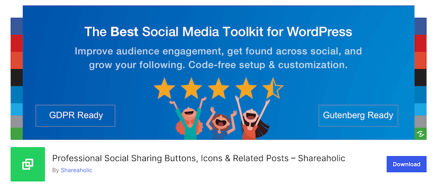 Shareaholic plugin
