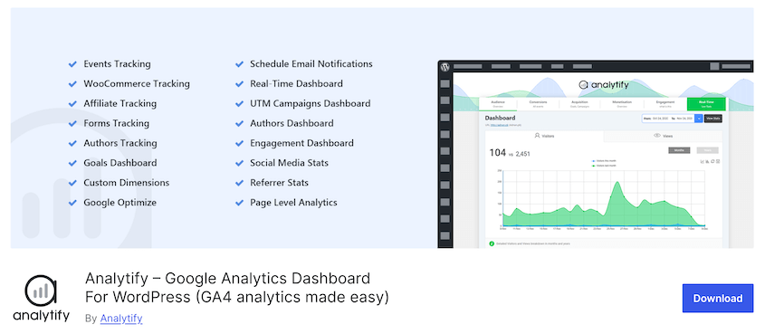 Analytify plugin