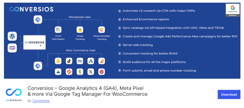 Conversios plugin