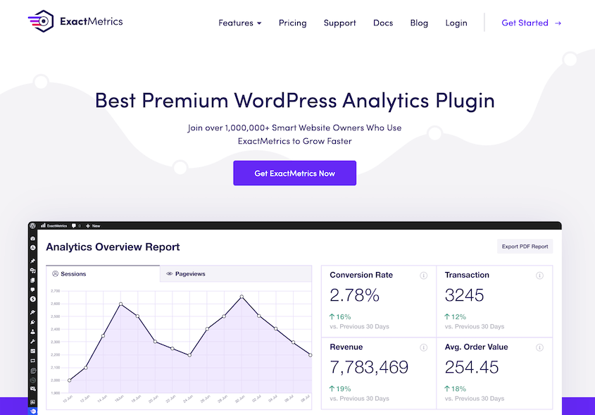 Exact Metrics plugin
