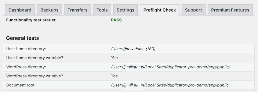 Total Upkeep preflight check