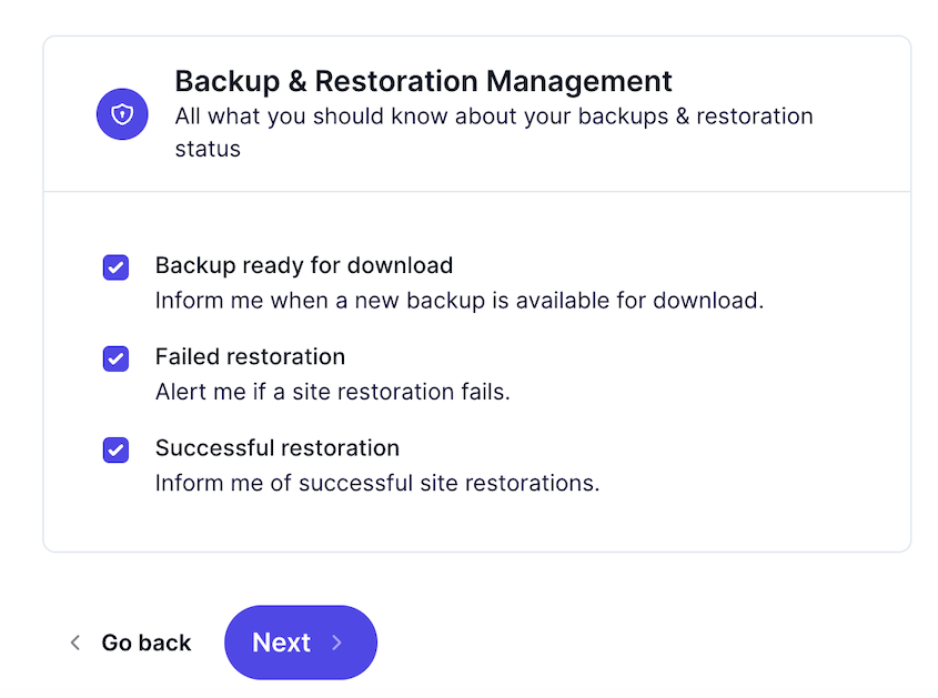 WP Umbrella notifications